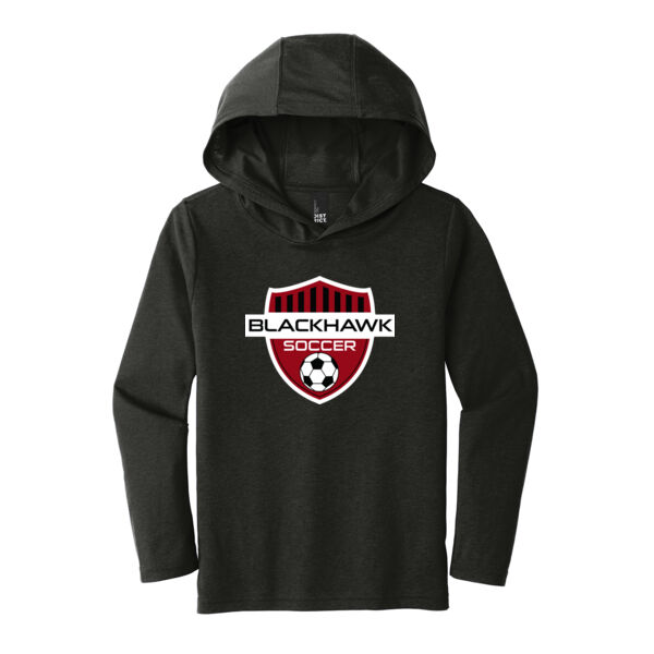 Youth Perfect Tri ® Long Sleeve Hooded T-Shirt - Printed Logo Thumbnail