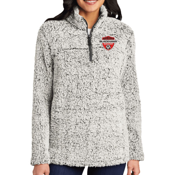 Port Authority® Ladies Cozy 1/4-Zip Fleece - Embroidered Logo Thumbnail