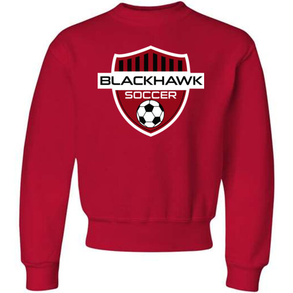 JERZEES - NuBlend Youth Crewneck Sweatshirt - Printed Logo Thumbnail