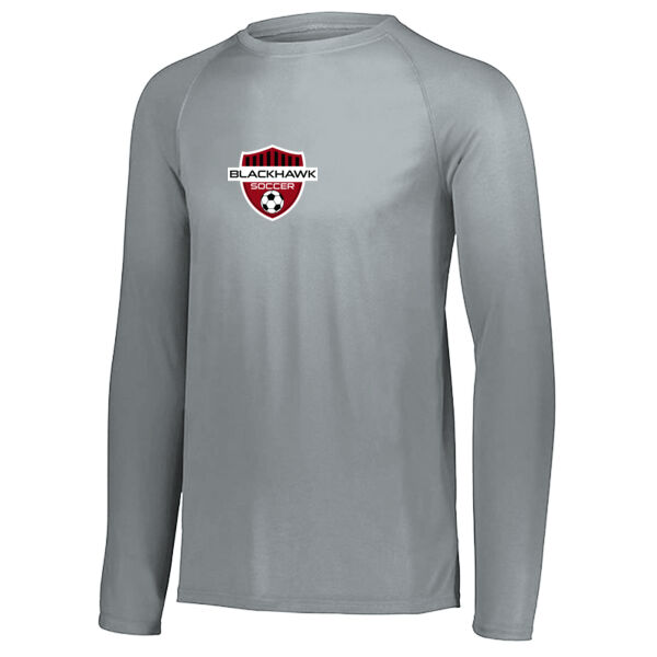 Attain Wicking Long Sleeve Tee - Printed Logo Thumbnail