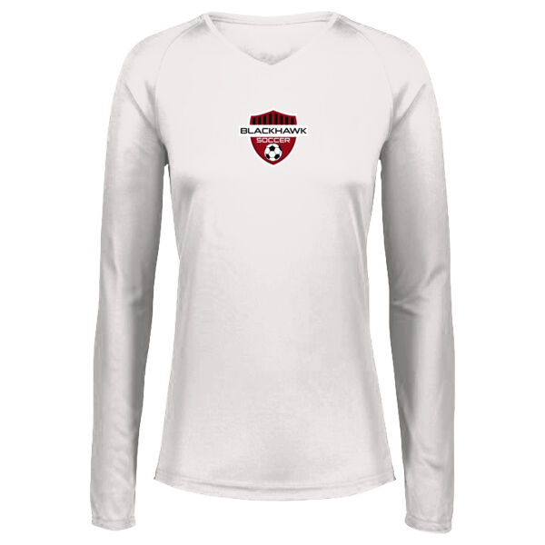 Ladies Attain Wicking Long Sleeve Tee - Printed Logo Thumbnail
