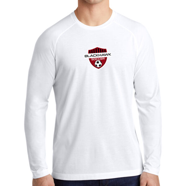 Sport-Tek PosiCharge Long Sleeve Tri-Blend Wicking Tee - Printed Logo Thumbnail