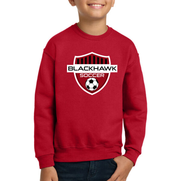 Jerzees® Youth NuBlend® Crewneck Sweatshirt - Printed Logo Thumbnail