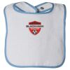 Infant Contrast Trim Terry Bib Thumbnail