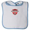 Infant Contrast Trim Terry Bib Thumbnail